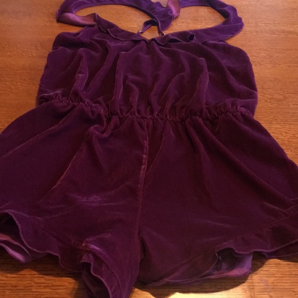 Victoria's Secret Other - Victoria’s Secret velvet romper